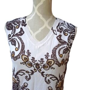 LouLou XL short sleeve blouse with bling 4531